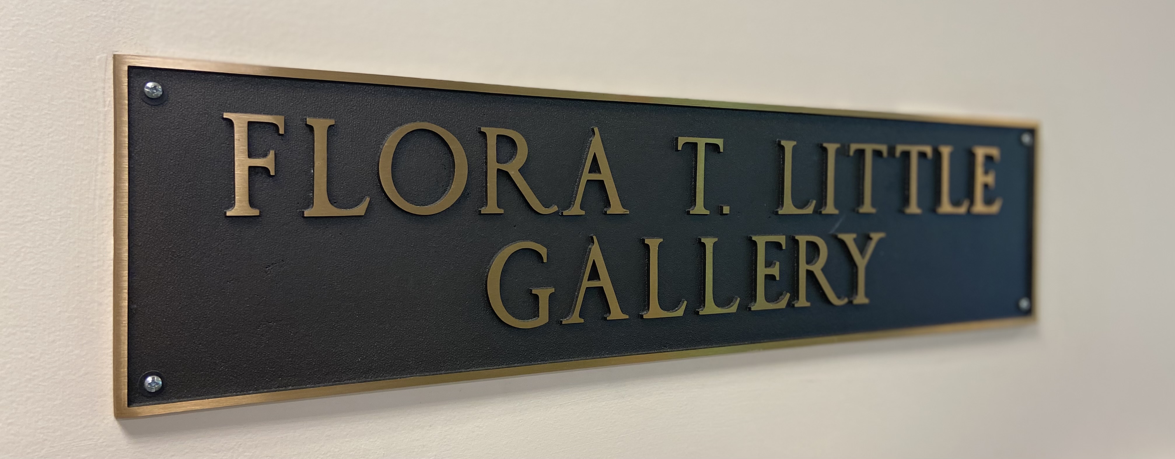 image of Flora T. Little Gallery plaque 