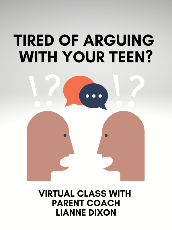 arguing with your teen program