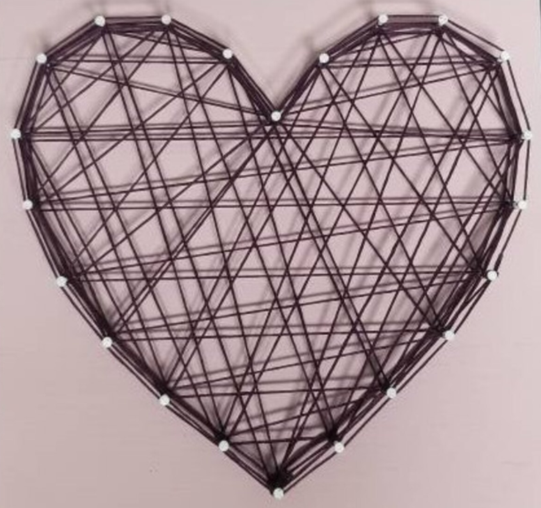 example of string art image