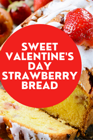 strawberry bread image with text