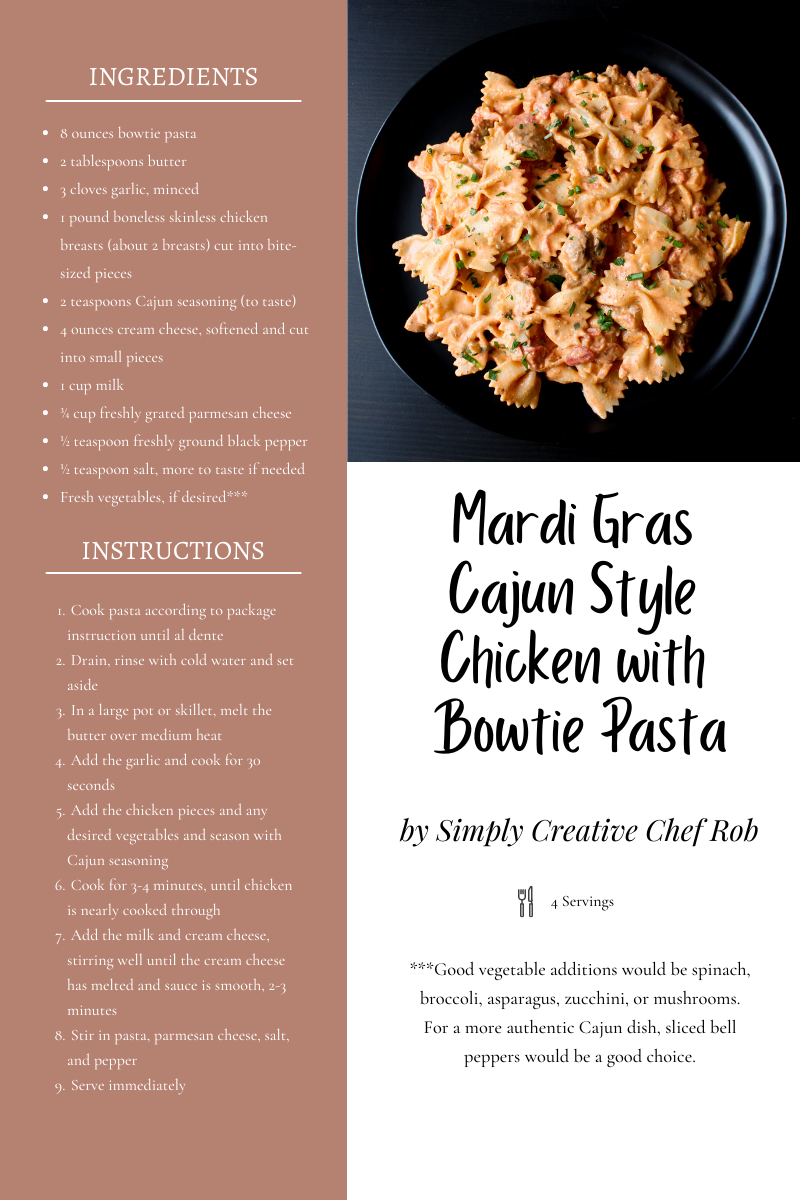 mardi gras pasta salad