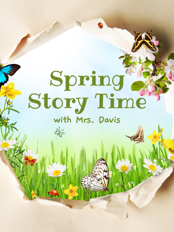 spring story time flyer