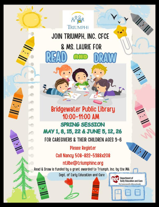 Join us for family fun, with story time and art exploration while building your child's social skills.