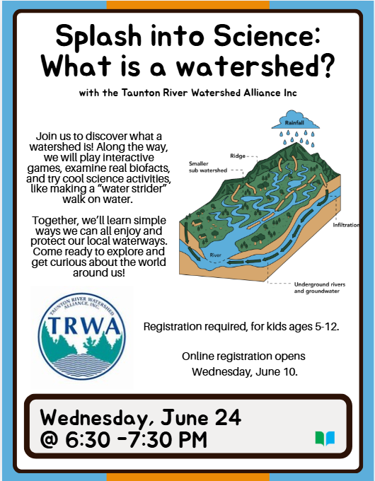 Join us to discover what a watershed is! Along the way, we will play interactive games, examine real biofacts, and try cool science activities, like making a “water strider” walk on water.