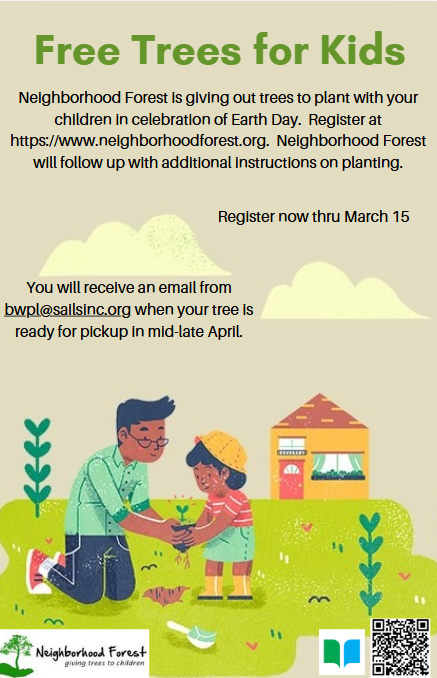Free trees for kids visit https://www.neighborhoodforest.org