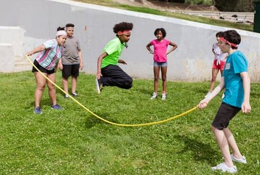 outisde jump rope