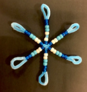 pipecleaner snowflake