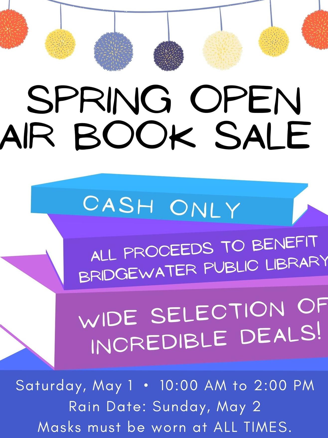 book sale image with text