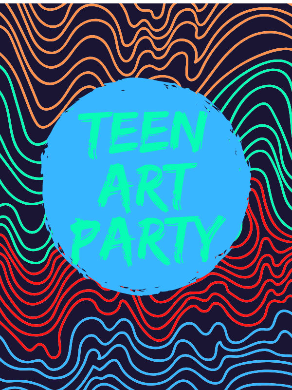 teen art party graphic