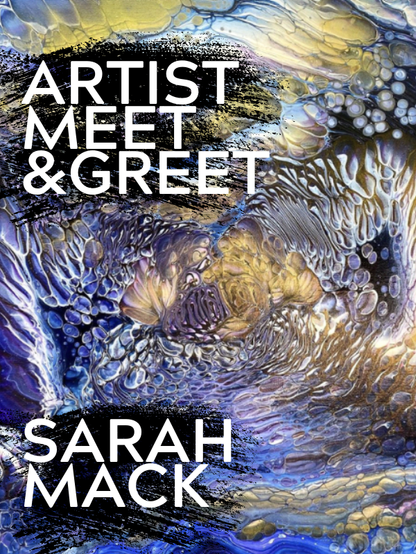 sarah mack painting with text