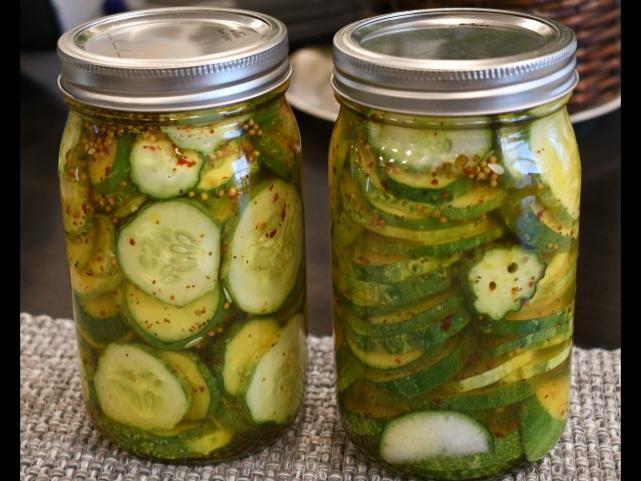 pickles in jar