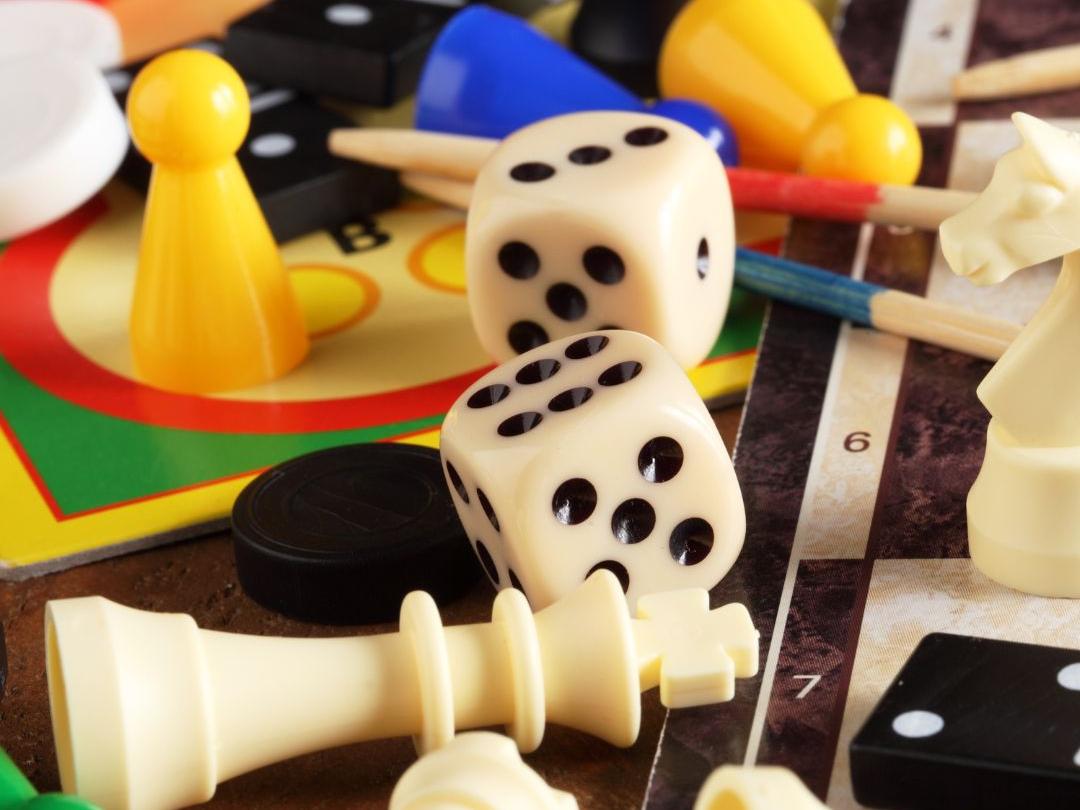 Game pieces.