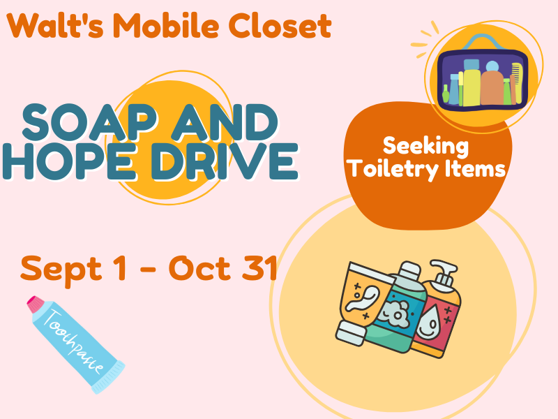 Toiletries needed